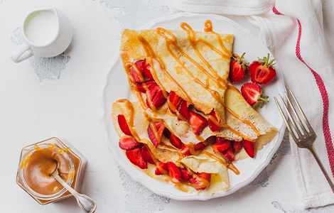 Strawberry Treat Crepe